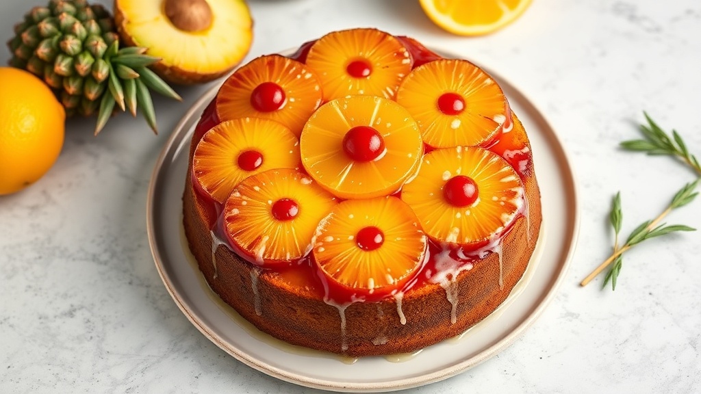 Tropical Pineapple Upside-Down Cake