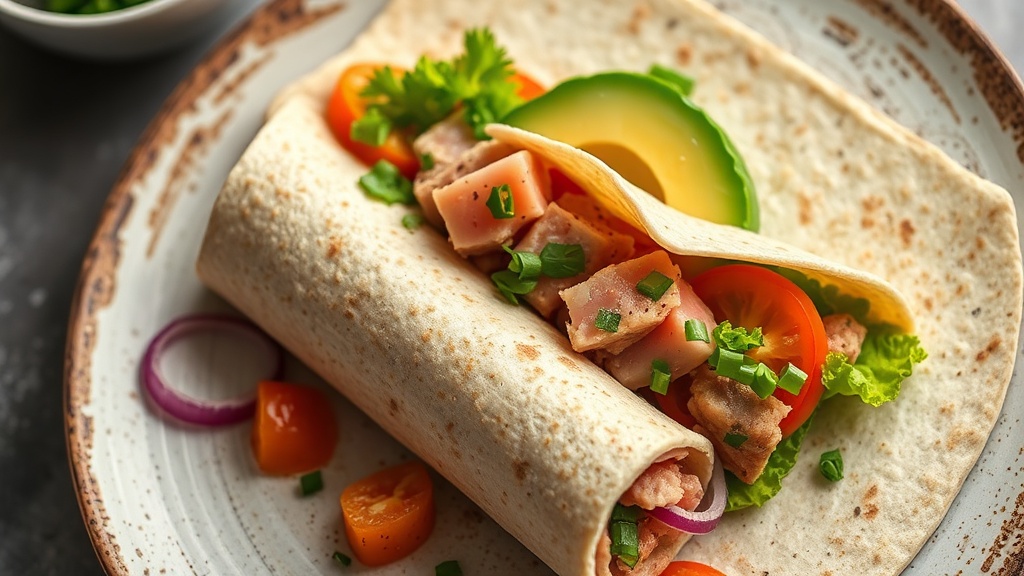 Tuna Avocado Wrap