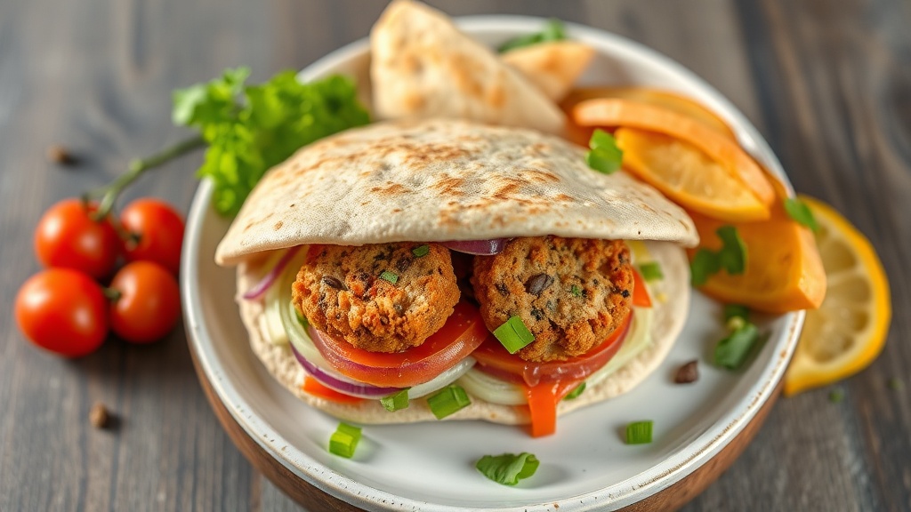 Turkey Kofta Pita Sandwich