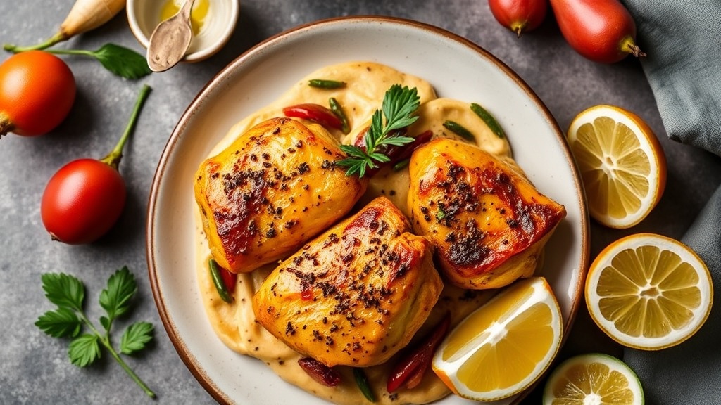 Turmeric and Black Pepper Chicken Thighs
