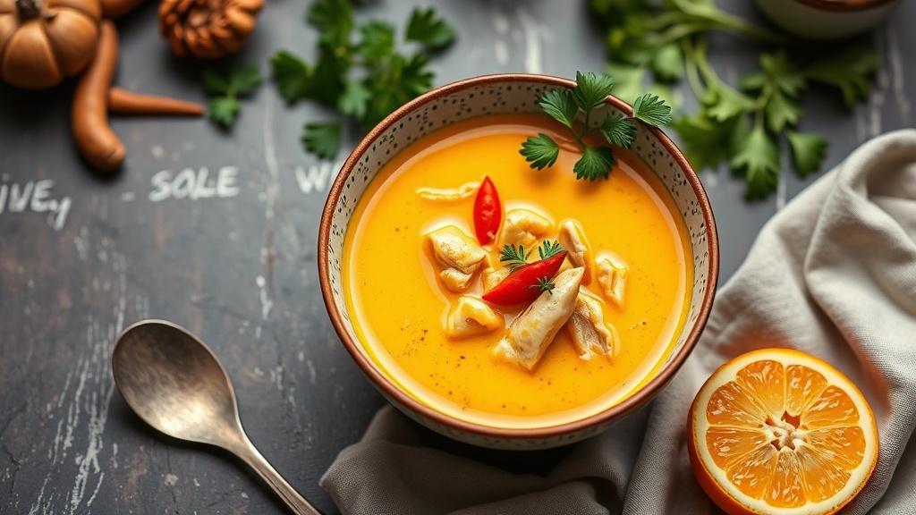 Turmeric Ginger Chicken Soup