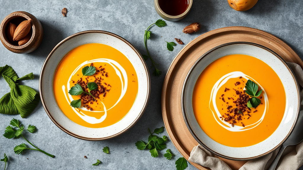 Tuscan-Spiced Butternut Squash and Coconut Soup