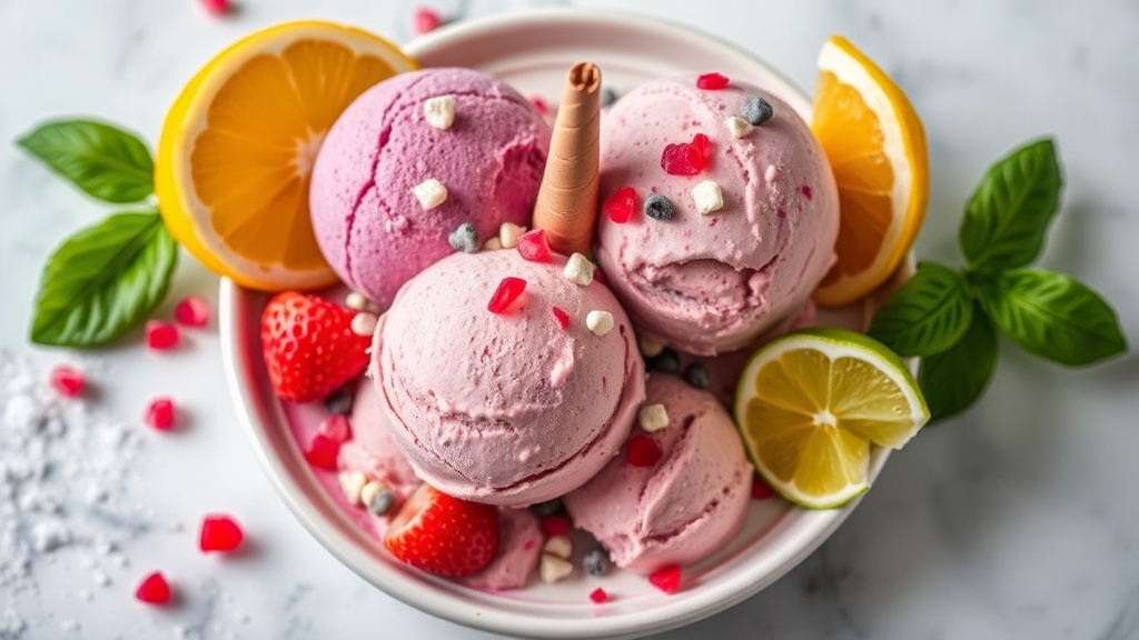 Ube Birthday Cake Ice Cream