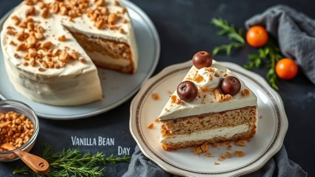 Vanilla Bean Groundhog Day Cake