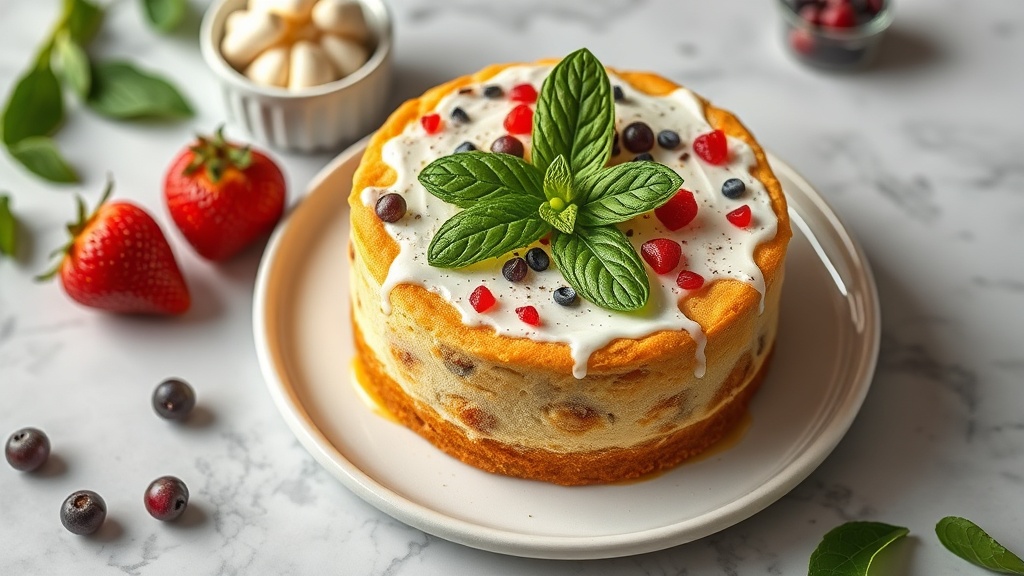 Vanilla Butter Cake for One