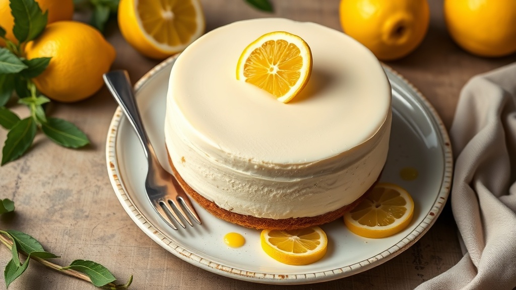 Vanilla Lemon Cheesecake