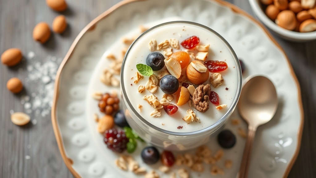 Vanilla Prune Almond Oat Milk Parfait