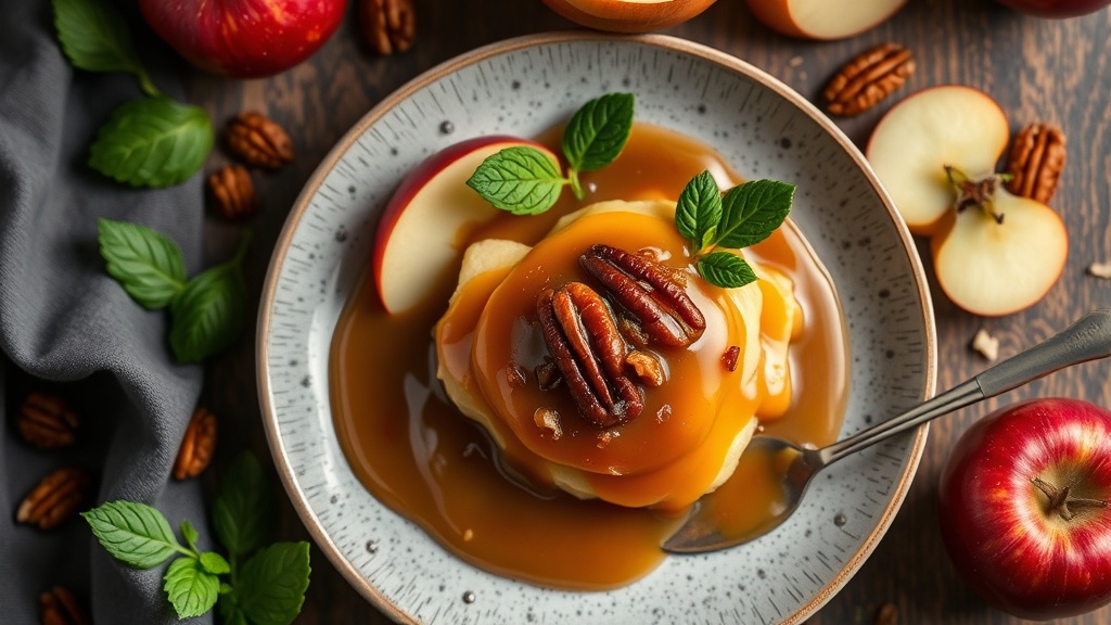 Vegan Caramel Apple Pecan Sauce