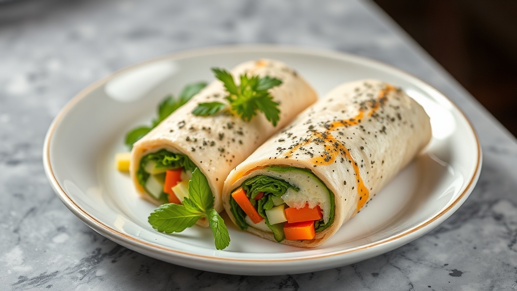 Vegetable & Herb Cheese Roll