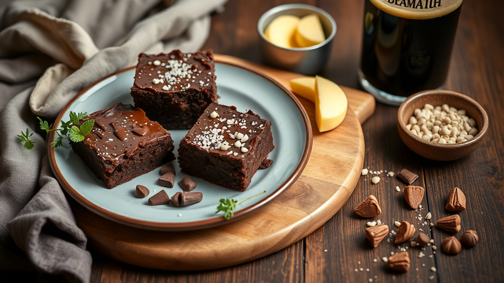 Wheat Malt Chocolate Stout Brownies