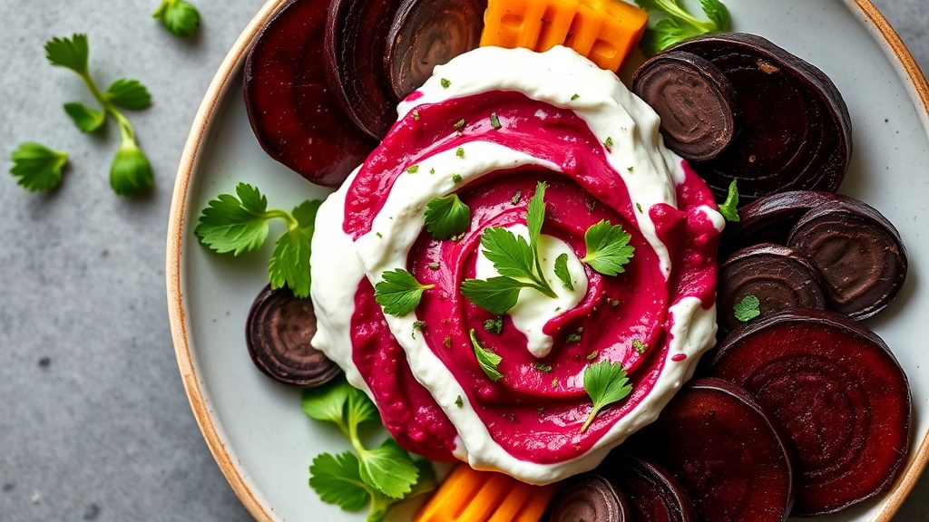 Whipped Feta and Roasted Beet Dip