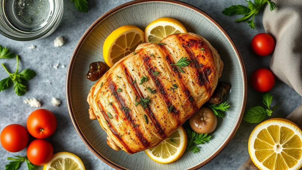 Whole30 Lemon Herb Grilled Chicken