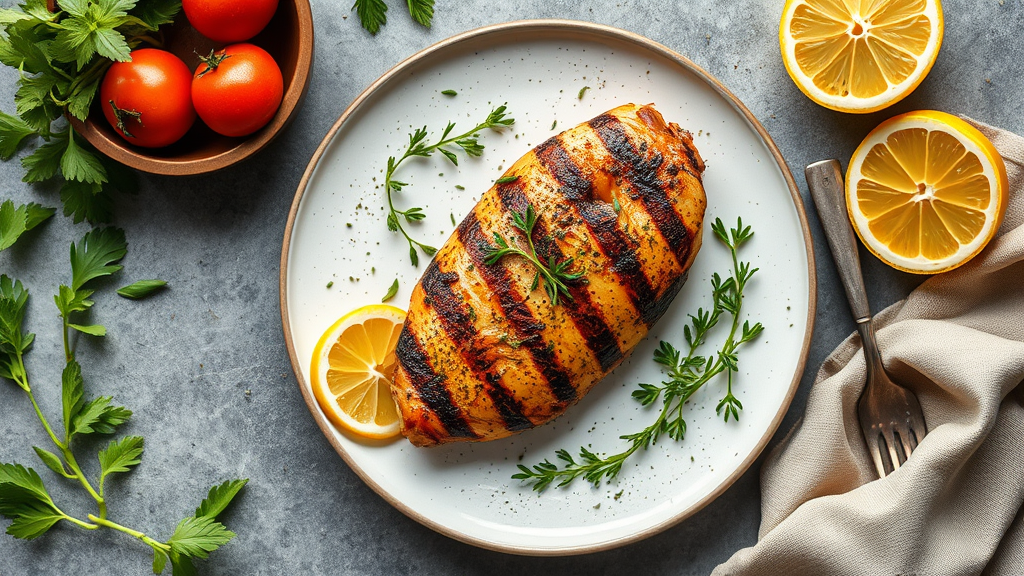 Whole30 Lemon Herb Grilled Chicken