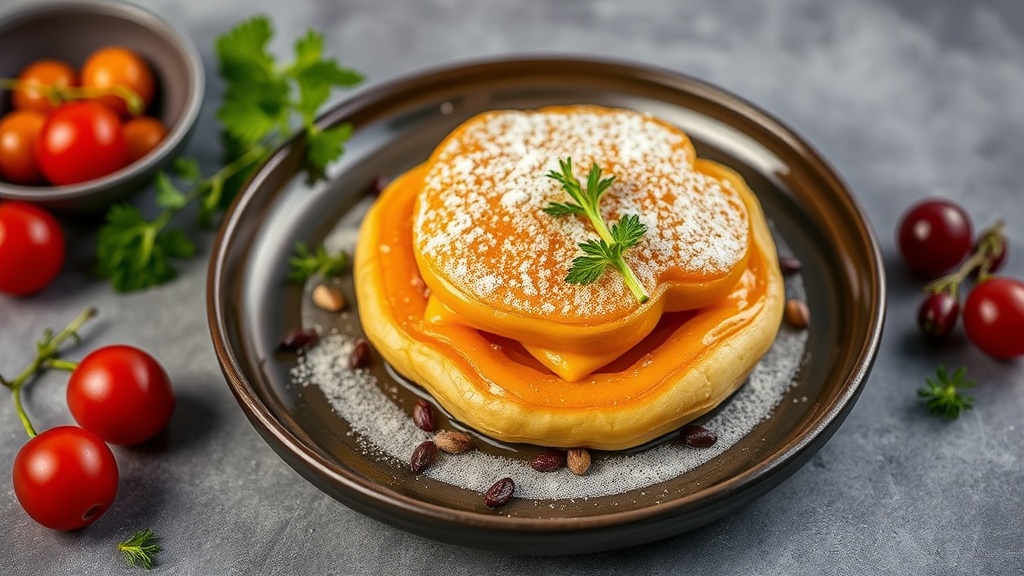 Yam Craquelin Choux Pastry