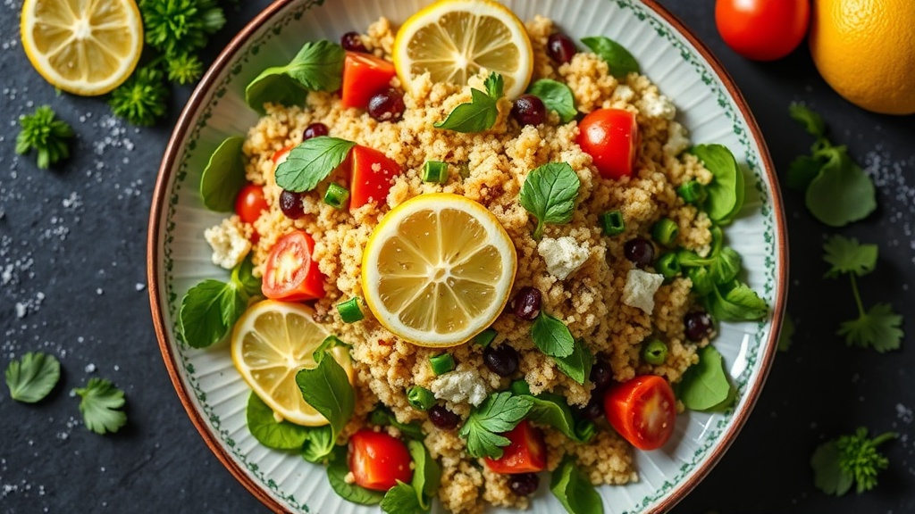Zesty Lemon Quinoa Salad
