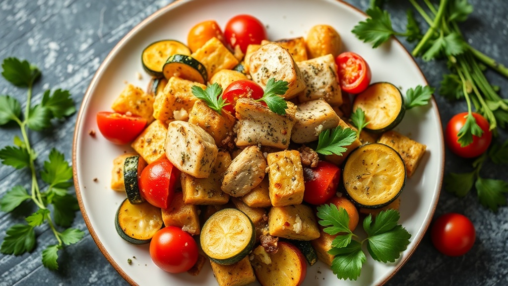 Zucchini and Turkey Bake
