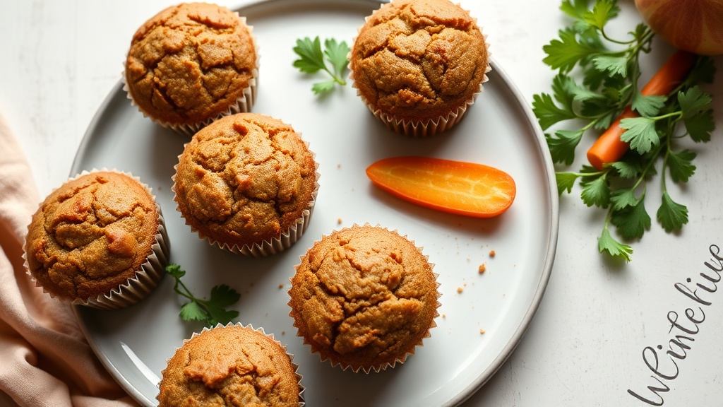 Zucchini Carrot Apple Muffins